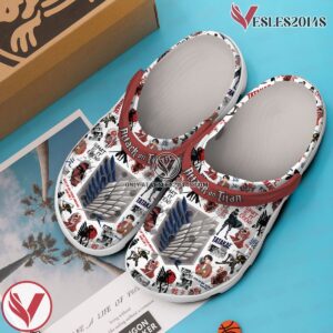 Attack on Titan Anime Crocs Crocband Clogs Shoes Comfortable For Men Women and Kids, Unique Gift From  Vesles2014S 2