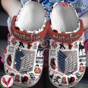 Attack on Titan Anime Crocs Crocband Clogs Shoes Comfortable For Men Women and Kids, Unique Gift From  Vesles2014S