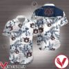 Auburn Tigers Navy Tropical Floral White Hawaiian Shirt, Unique Gifts For Friends - Vesles2014S 1