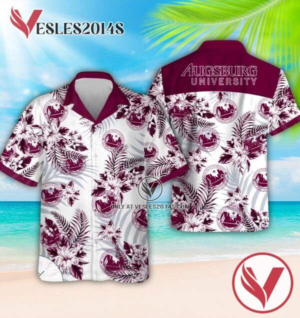 Augsburg University Logo Short Sleeve Shirt, Perfect Gifts Idea In Holiday - Vesles2014S 1
