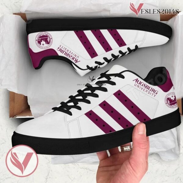 Augsburg University Print Stan Smith Shoes, Unique Sneaker For Fans - Vesles2014s 1