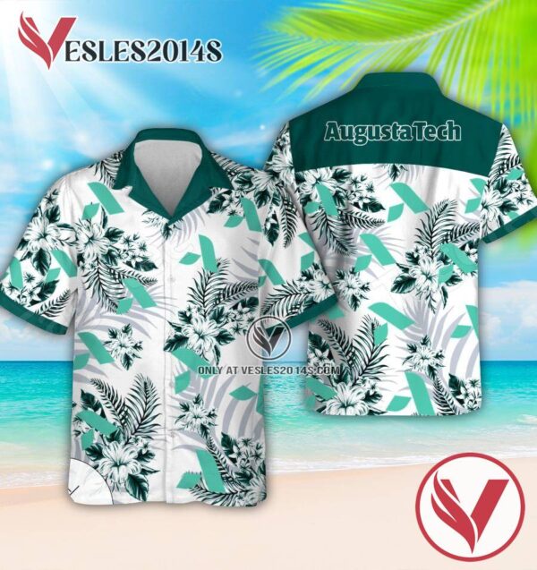 Augusta Technical College Logo Aloha Summer Shirt, Perfect Gifts Idea In Holiday - Vesles2014S 1