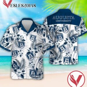 Augusta University Logo Aloha Summer Shirt, Perfect Gifts Idea In Holiday - Vesles2014S 1