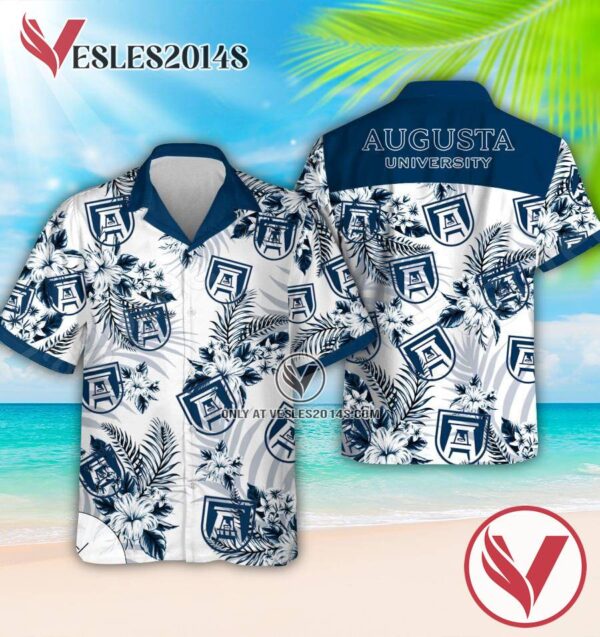 Augusta University Logo Aloha Summer Shirt, Perfect Gifts Idea In Holiday - Vesles2014S 1