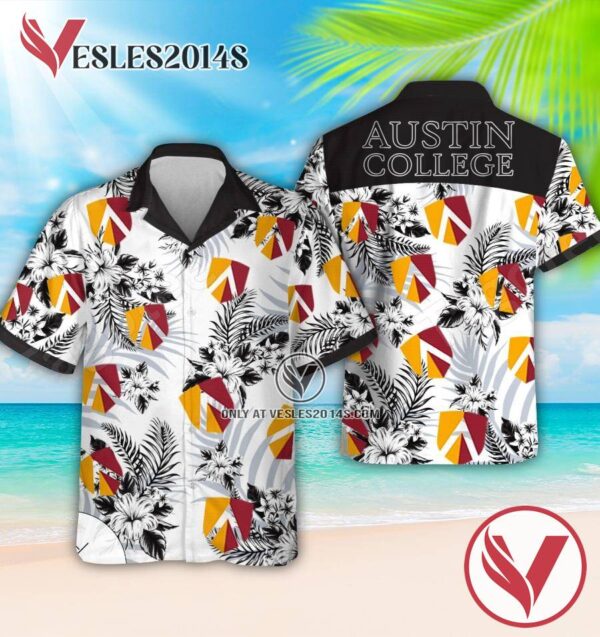 Austin College Logo Aloha Summer Shirt, Perfect Gifts Idea In Holiday - Vesles2014S 1