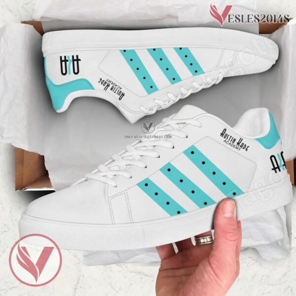 Austin Kade Academy Logo Stan Smith Shoes, Unique Sneaker For Fans - Vesles2014s