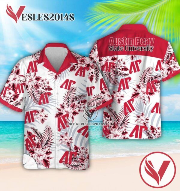 Austin Peay State University Logo Aloha Summer Shirt, Perfect Gifts Idea In Holiday - Vesles2014S 1