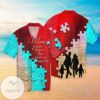Autism Awareness Mom You Are The Piece That Holds Us Together Graphic Print Short Sleeve Hawaiian Casual Shirt Vesles2014S