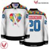 Autism Speak Awareness Charity Hockey Jersey - Vesles2014S