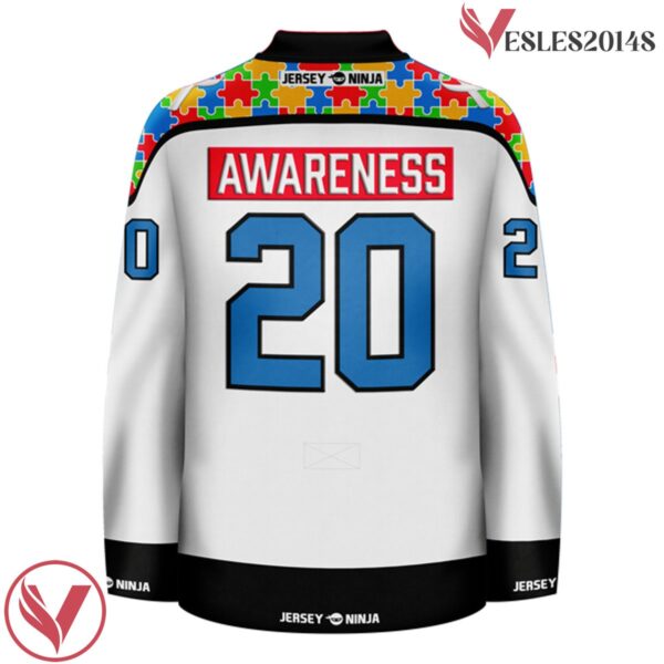 Autism Speak Awareness Charity Hockey Jersey - Vesles2014S 3