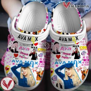 Ava Max Music Crocs Crocband Clogs Shoes, Unique Gifts For Fans - Vesles2014S