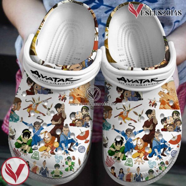 Avatar The Last Airbender Cartoon Premium Crocs Crocband Clogs Shoes Comfortable For Men Women and Kids Style 2, Unique Gift From  Vesles2014S