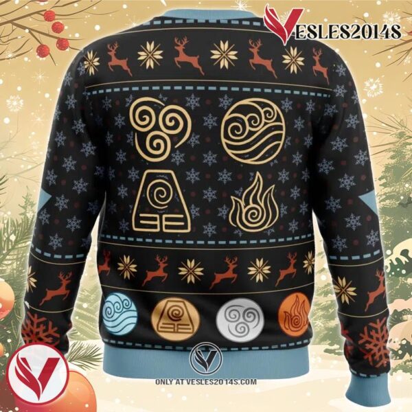 Avatar The Last Airbender Ugly Christmas Sweater, Unique Christmas Gift For Fans - Vesles2014S 1
