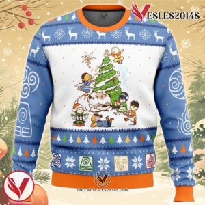 Avatar the Last Airbender Christmas Time Ugly Christmas Sweater, Unique Christmas Gift For Fans - Vesles2014S