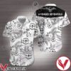 Avenged Sevenfold Grey Tropical Floral White Hawaiian Shirt, Unique Gifts For Friends - Vesles2014S 1