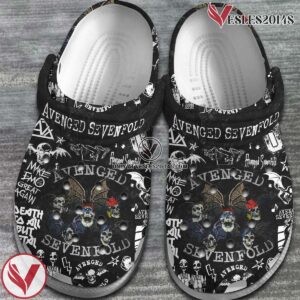 Avenged Sevenfold Music Band Crocs Crocband Clogs Shoes, Unique Gifts For Fans Style 1 - Vesles2014S 2