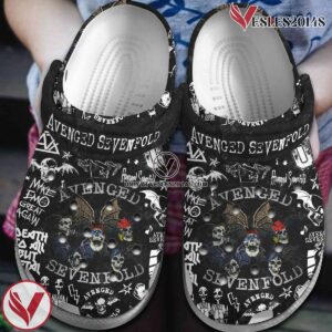 Avenged Sevenfold Music Band Crocs Crocband Clogs Shoes, Unique Gifts For Fans Style 1 - Vesles2014S