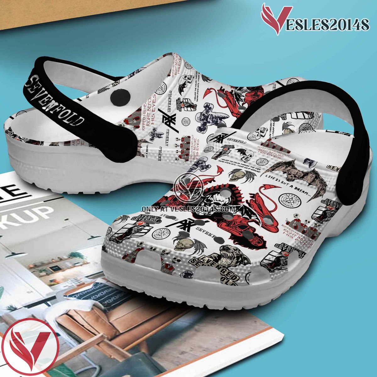 Avenged Sevenfold Music Crocs Crocband Clogs Shoes, Unique Gifts For Fans Style 3 - Vesles2014S 2