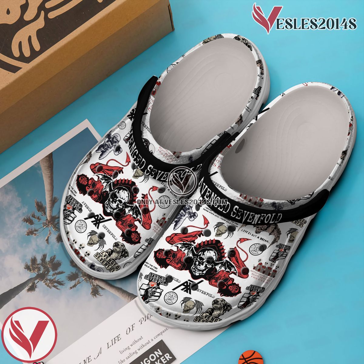 Avenged Sevenfold Music Crocs Crocband Clogs Shoes, Unique Gifts For Fans Style 3 - Vesles2014S 3