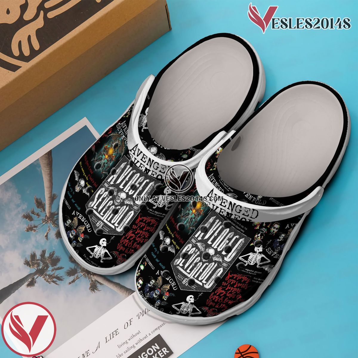 Avenged Sevenfold Music Crocs Crocband Clogs Shoes, Unique Gifts For Fans Style 7 - Vesles2014S 2