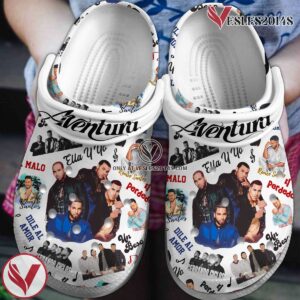 Aventura Music Crocs Crocband Clogs Shoes, Unique Gifts For Fans - Vesles2014S