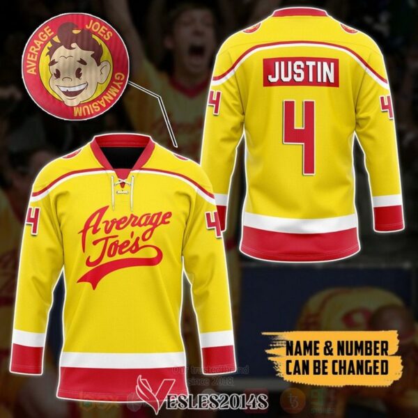 Average Joe's Personalized Hockey Jersey, Trending Gifts For Fans - Vesles2014s 2