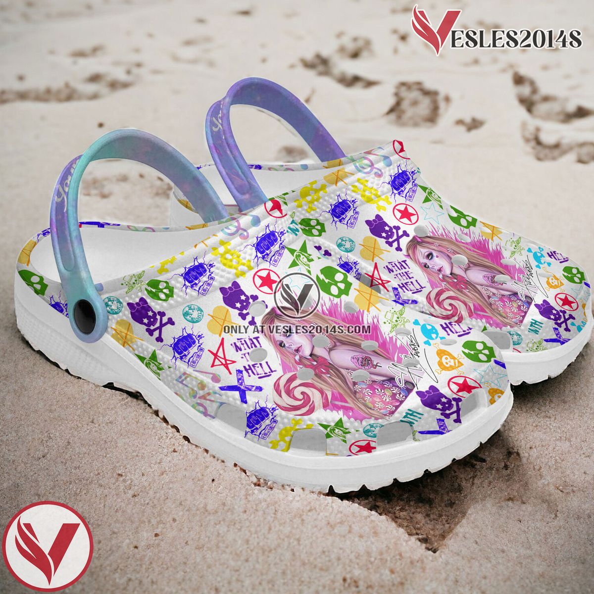 Avril Lavigne Music Crocs Crocband Clogs Shoes, Unique Gifts For Fans Style 1 - Vesles2014S 2