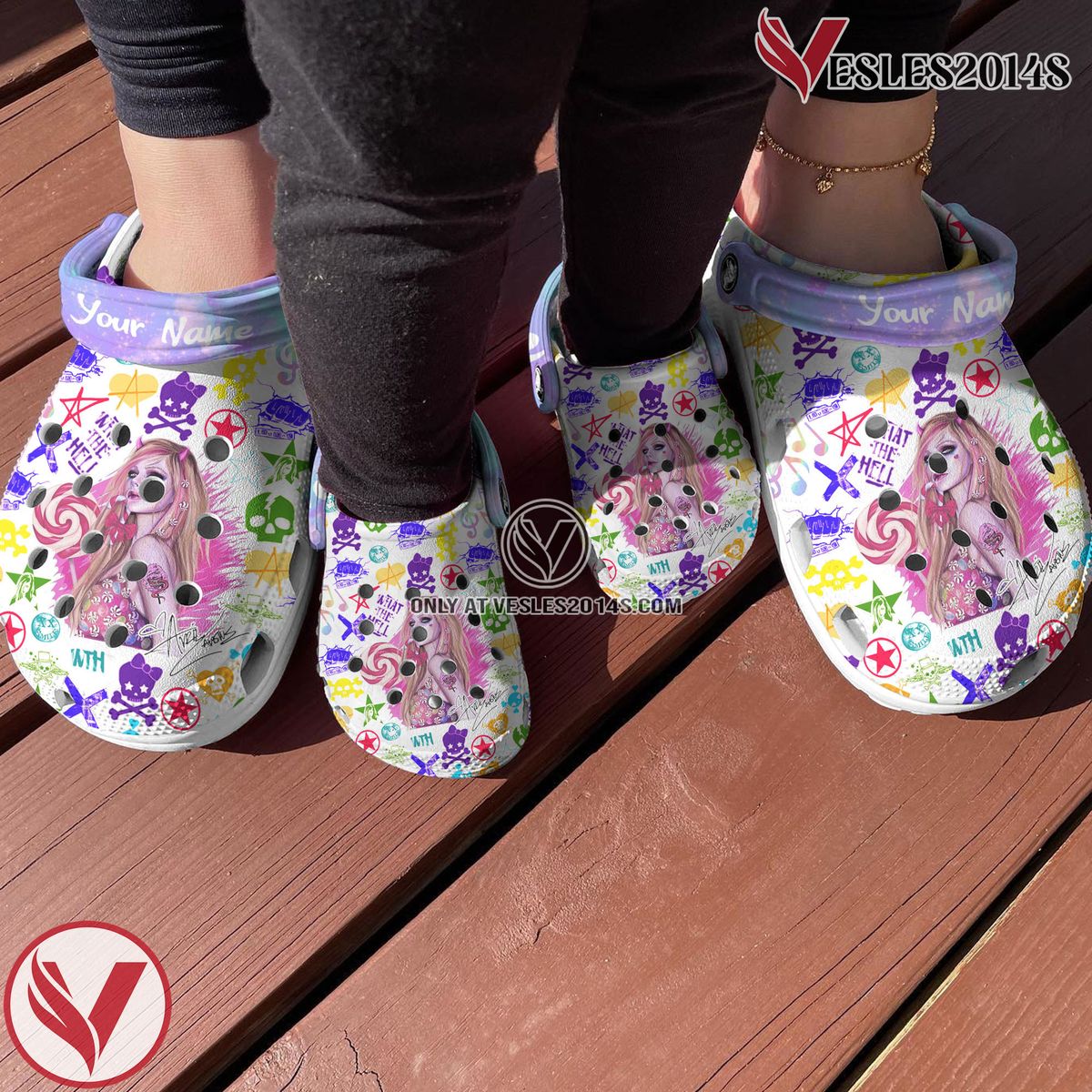 Avril Lavigne Music Crocs Crocband Clogs Shoes, Unique Gifts For Fans Style 1 - Vesles2014S 3