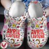 Avril Lavigne Music Crocs Crocband Clogs Shoes, Unique Gifts For Fans Style 4 - Vesles2014S