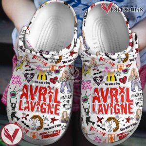 Avril Lavigne Music Crocs Crocband Clogs Shoes, Unique Gifts For Fans Style 4 - Vesles2014S