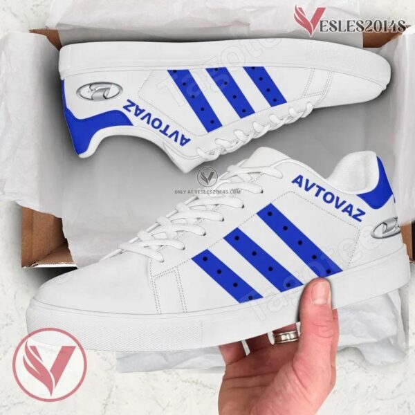 Avtovaz Logo Print Stan Smith Shoes, Unique Sneaker For Fans - Vesles2014s