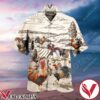 Awesome Farm Roosters And Chickens Unisex Hawaiian Shirt, Unique Gifts For Friends - Vesles2014S 1