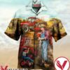 Awesome Fatherhood In Farm Unisex Hawaiian Shirt, Unique Gifts For Friends - Vesles2014S 1