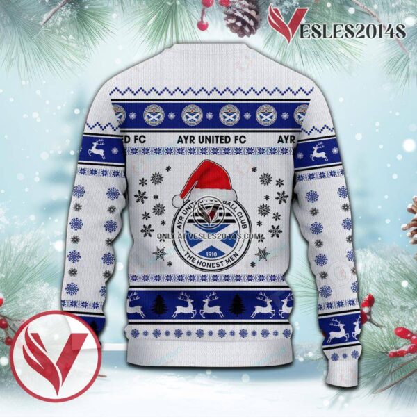 Ayr United F.C. Sport Ugly Christmas Sweater, Unique Gifts For Fans - Vesles2014aS 3