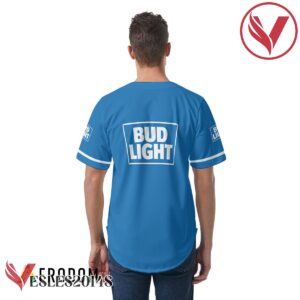 Azure Bud Light Baseball Jersey, Perfect Gifts For Fans - Vesles2014S 5