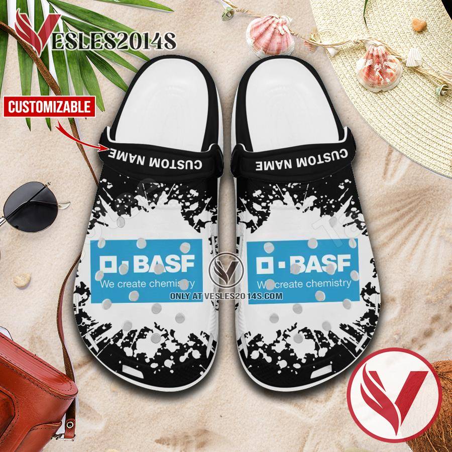 BASF Germany Logo Crocs Clogs, Unique Footwear For Fans 1