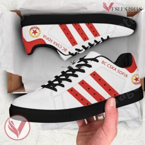 BC CSKA Sofia Basketball Stan Smith Shoes, Unique Sneaker For Fans - Vesles2014s 1
