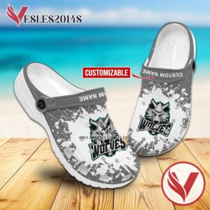BC Wolves Crocs Clogs Sandals, Unique Footwear For Fans