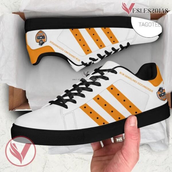 BCM Gravelines-Dunkerque Logo Stan Smith Shoes For Men And Womens - Vesles2014s 1