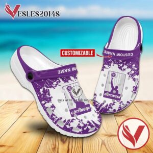 BG Gottingen Logo Crocs Clogs, Unique Footwear For Fans