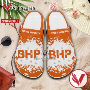 BHP Billiton Logo Crocs Clogs, Unique Footwear For Fans 1