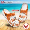 BHP Billiton Logo Crocs Clogs, Unique Footwear For Fans
