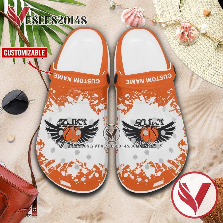 BK SOJKY Pelhrimov Logo Crocs Clogs, Unique Footwear For Fans 1