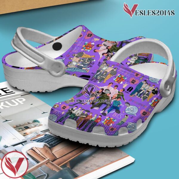 BTS 10 Years With BTS Band Music Crocs Crocband Clogs Shoes, Unique Gifts For Fans Style 1 - Vesles2014S 2