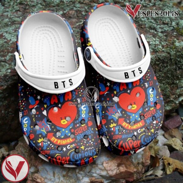 BTS Jungkook Pattern Clogs Crocband Shoes Crocs Comfortable For Men Women, Unique Gift From  Vesles2014S