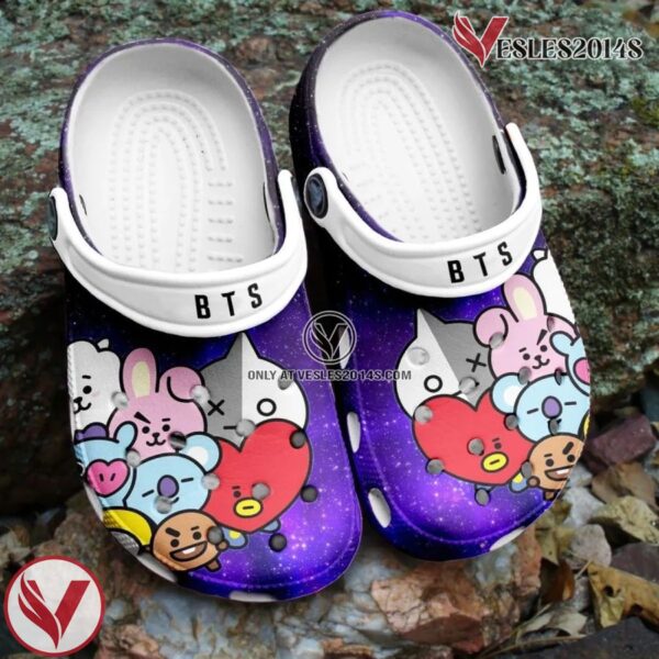 BTS Jungkook Pattern Clogs Crocs Comfortable Shoes Crocband For Men Women, Unique Gift From  Vesles2014S