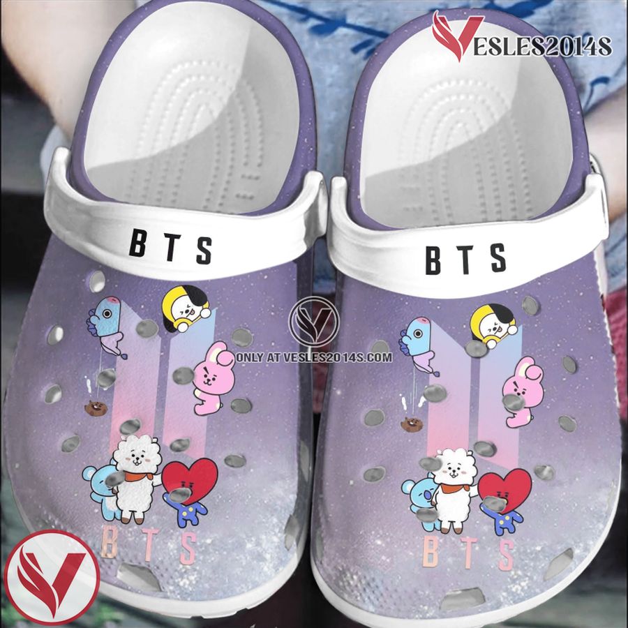 BTS Jungkook Pattern Crocband Clogs Comfortable Crocs Shoes For Men Women, Unique Gift From  Vesles2014S