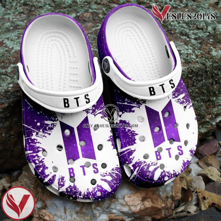 BTS Jungkook Pattern Crocband Clogs Comfortable Shoes Crocs For Men Women, Unique Gift From  Vesles2014S