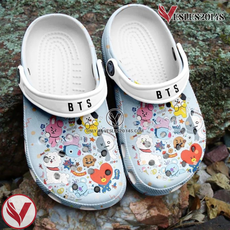 BTS Jungkook Pattern Crocband Shoes Clogs Crocs Comfortable For Men Women, Unique Gift From  Vesles2014S