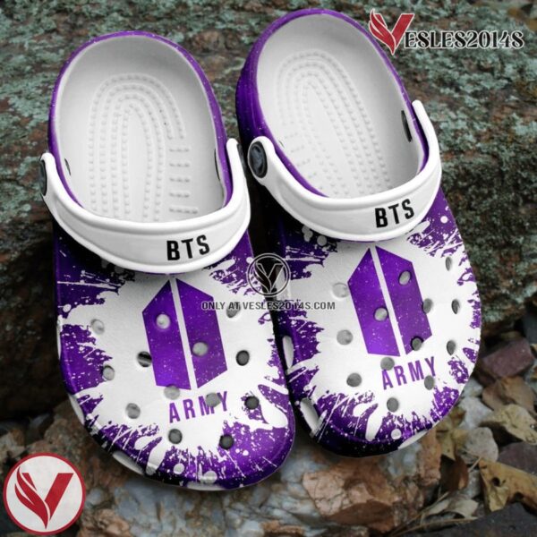 BTS Jungkook Pattern Crocband Shoes Comfortable Clogs Crocs For Men Women, Unique Gift From  Vesles2014S